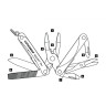 Мультитул LEATHERMAN SQUIRT PS4 RED 831228 в подарочной упаковке